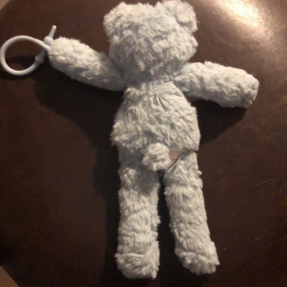 Ryan and rose pacifier holder bear lovey , blue - Picture 5 of 10